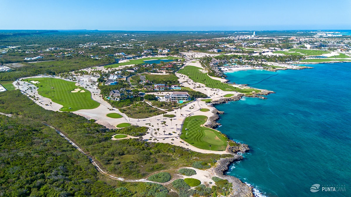 Cap Cana aerial overview, Dominican Republic