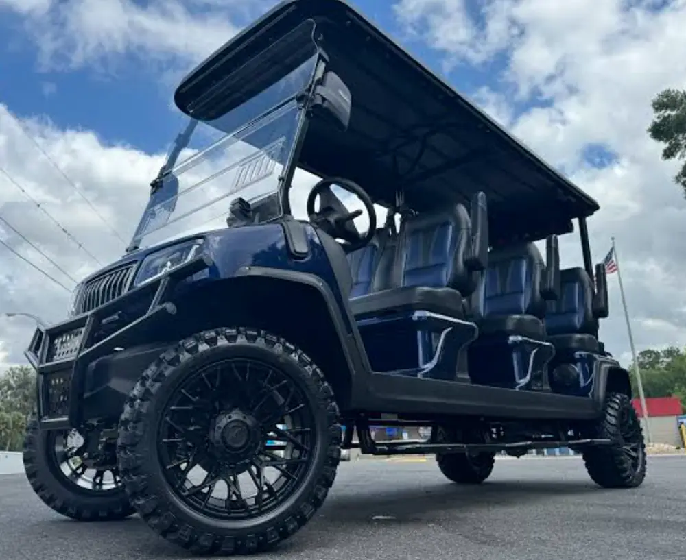 Six-passenger golf cart included free at Villa Espada, Cap Cana