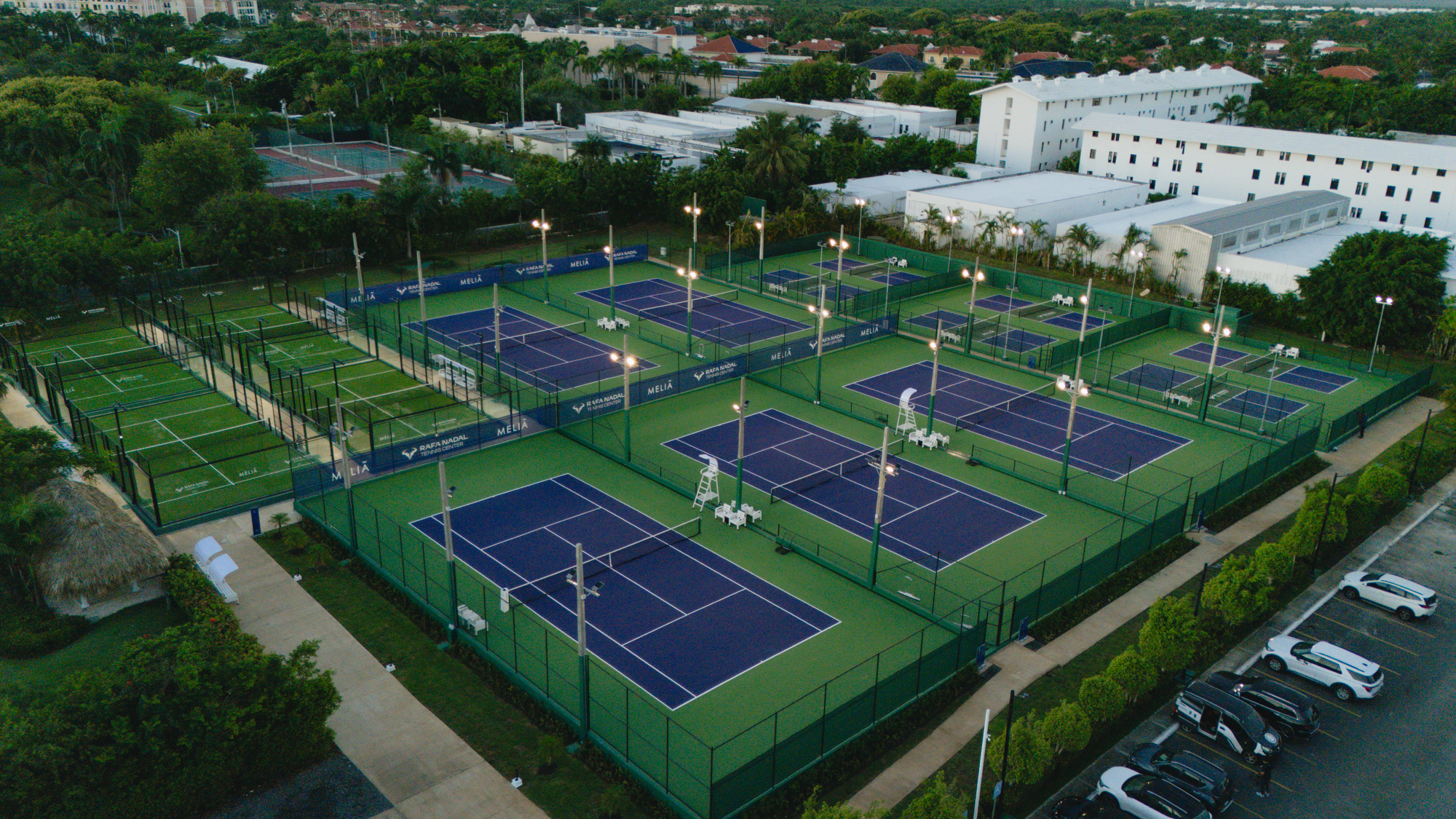 Rafa Nadal Tennis Center padel courts Cap Cana Dominican Republic